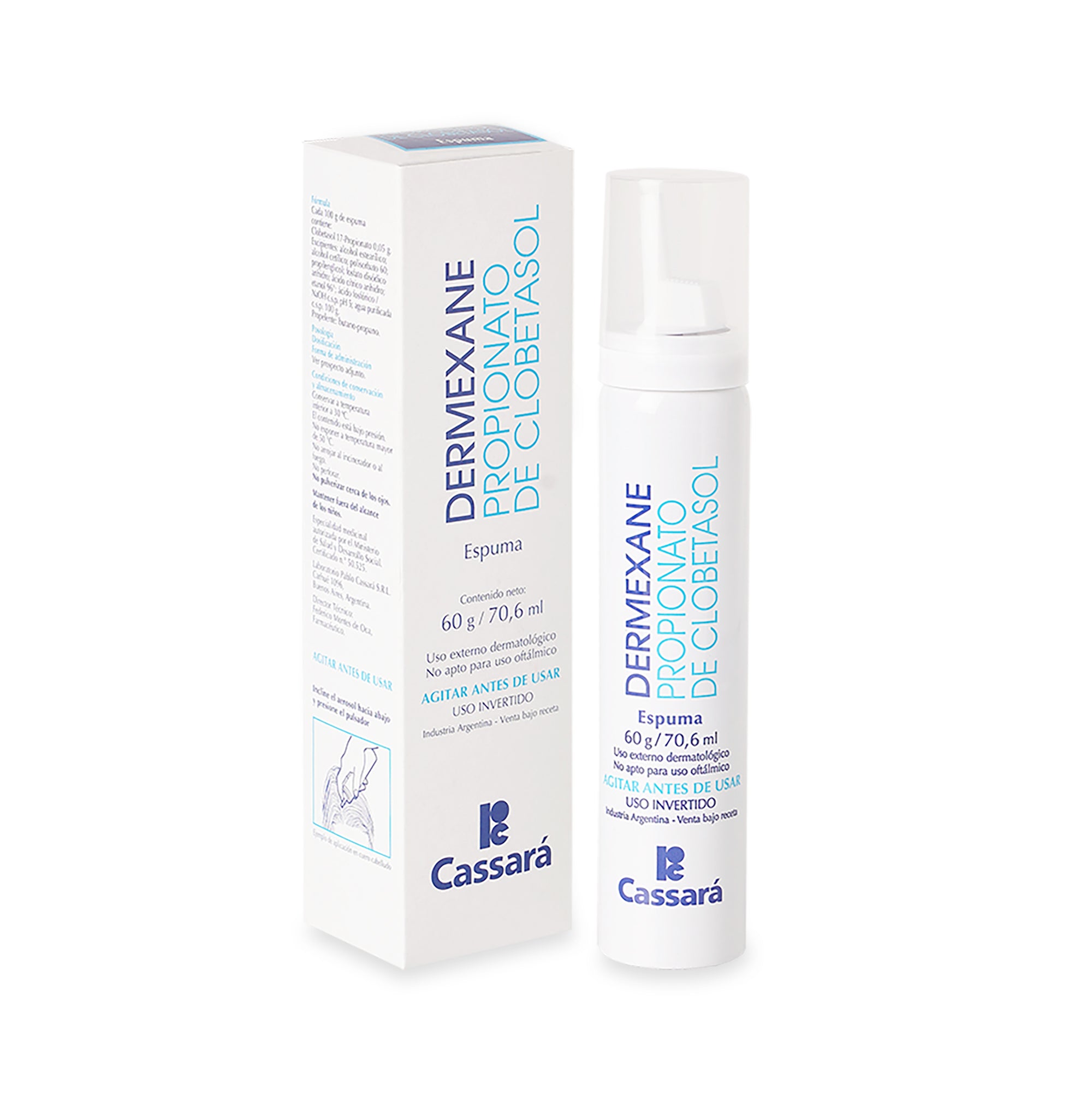 Dermexane espuma