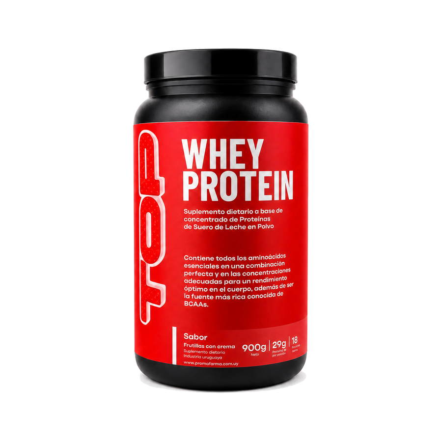 Whey Protein Frutilla 900g